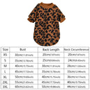 Pet Sweater Attractive Pet Clothes All-match dog pullover, pet sweater, leopard print, French bulldog, pet clothing dog clothing