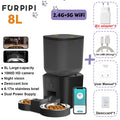 5G Automatic Cat Feeder With 1080p Camera Video WiFi Cat Food Dispenser Pet Smart Voice Recorder Remote Control Pet Auto Feeder
