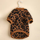 Pet Sweater Attractive Pet Clothes All-match dog pullover, pet sweater, leopard print, French bulldog, pet clothing dog clothing