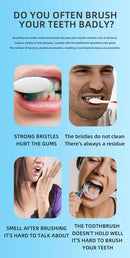Biodegradable Bamboo Toothbrush Environmentally Friendly Natural Material Ultra Dense and Soft Bristles10 Thousand Br