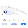 SCVCN UV400 Photochromic Cycling Glasss Sports Running Sunglasses Men Outdoor Drving Bicycle Goggles MTB Eyewear 1 Lens