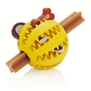 1/2pcs Dog Toy Ball Interactive Rubber Balls Puppy Chewing Toys Pet Tooth Cleaning Ball Cats Pets Food Treat Feeder Balls Toy