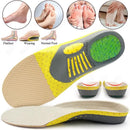 Orthopedic Insoles Man Woman Arch Support Flat Foot Correction Sports Camping Massage Breathable Sweat-absorbing Cushion Pad