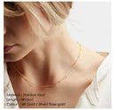 EManco Gold Color Stainless Steel Chain Choker Necklace Women Chain Necklace Sets for Women Gift