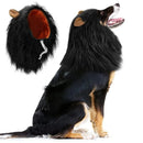 Cute Pet Dog Cosplay Clothes Lion Mane For Dog Costumes Realistic Lion Wig For Medium to Large Dogs With Ear Pet Accessories