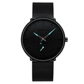 Relógio Montre Pro Masculino relógio 006 AmploTech PRETO / AZUL 