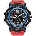 Relógio Smael Shock - Militar Watch relógio 032 AmploTech Azul e Vermelho 
